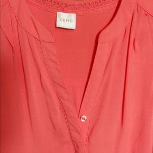 MIDI dress, coral, size small, light weight, very cute!